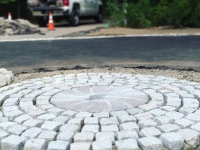 Southam Paving Contractors Laying Cobblestones in Southam