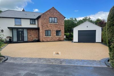 Resin Bound Driveway with Tarmac Apron in Rugby (4)